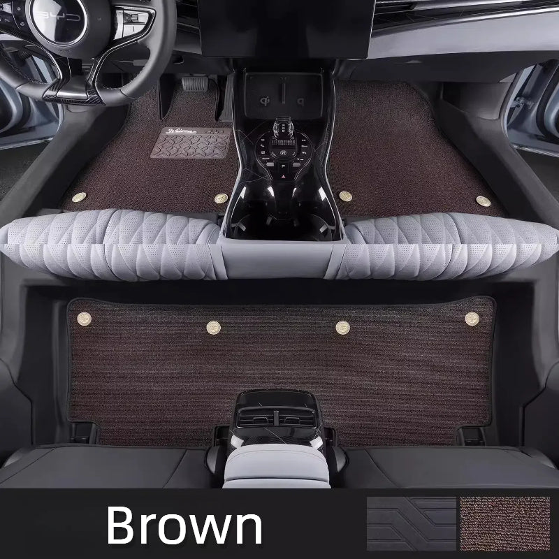 For BYD SEAL Automotive Double Floor Mat （ TPE Floor Mat + Felt Surface ） - Nice BYD