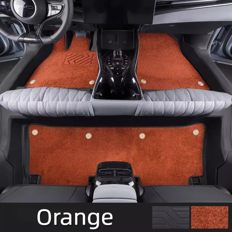For BYD SEAL Automotive Double Floor Mat （ TPE Floor Mat + Felt Surface ） - Nice BYD