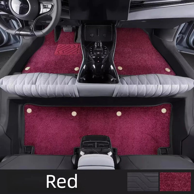 For BYD SEAL Automotive Double Floor Mat （ TPE Floor Mat + Felt Surface ） - Nice BYD