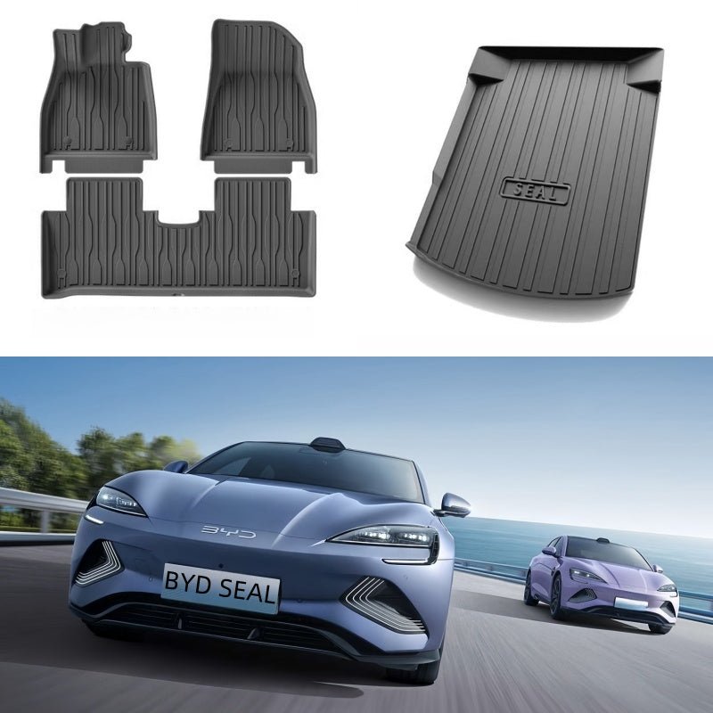 For BYD Seal TPE Rubber Floor Mat & Trunk Mat - Nice BYD