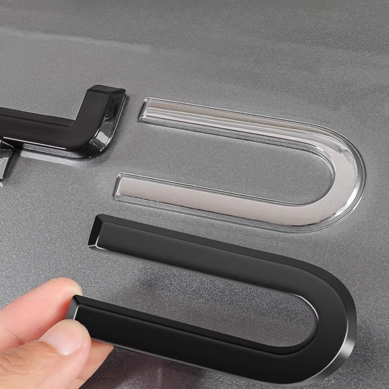 For BYD Seal U/Sealion 6 Logo Black Emblem Sticker