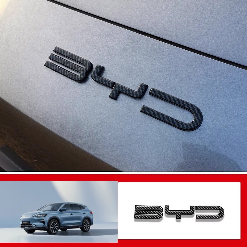 For BYD Seal U/Sealion 6 Logo Black Emblem Sticker