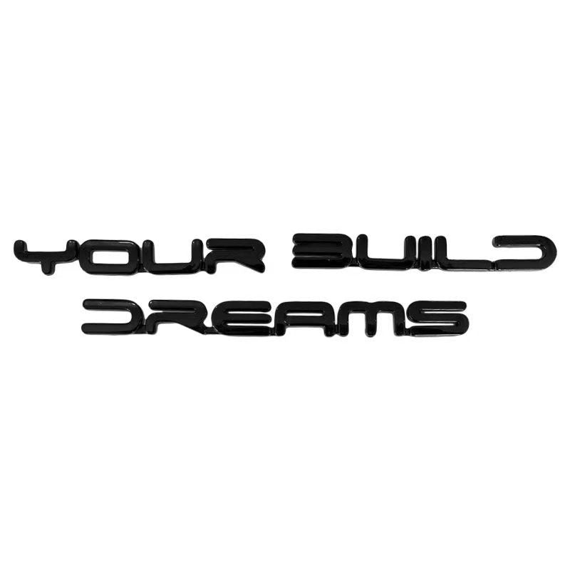 For BYD Seal U/Sealion 6 Logo Black Emblem Sticker