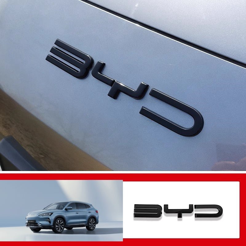 For BYD Seal U/Sealion 6 Logo Black Emblem Sticker