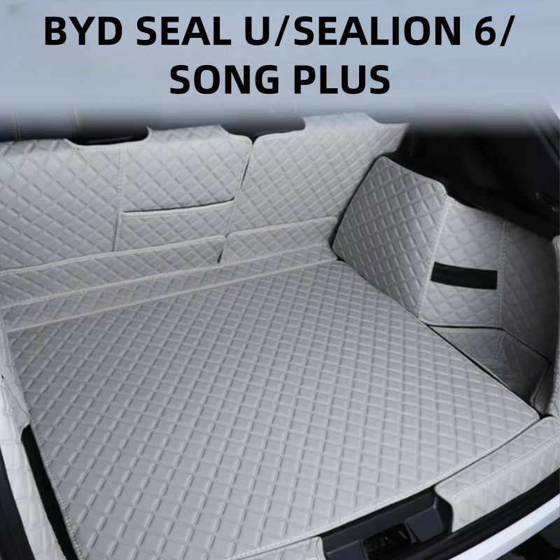 Premium Full-Cover Leather Trunk Mat for BYD Seal U & Sealion 6