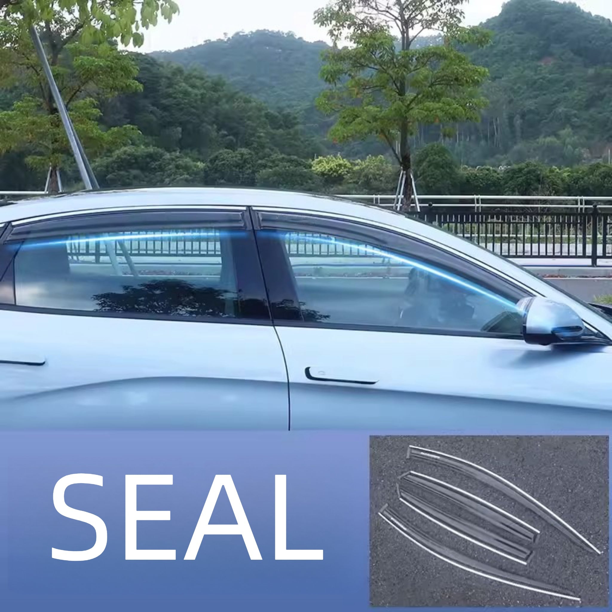 For BYD SEAL Window Visor Deflector (Four Pieces) - Nice BYD