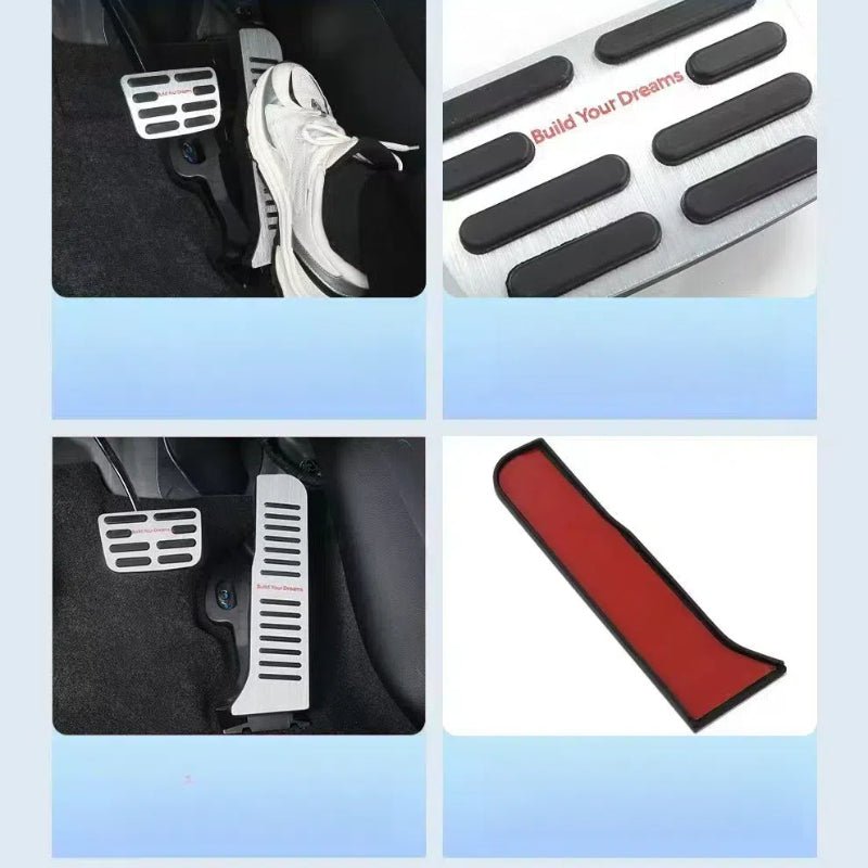 Brushed Aluminum Pedal for BYD Seal /Seal U/Sealion 6