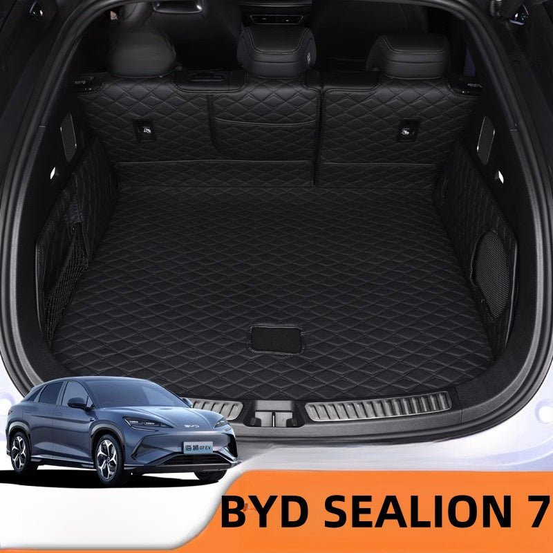 For BYD SEALION 7 EliteGuard Trunk Mat - Leather Full Coverage