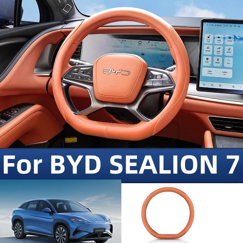 Steering wheel cover for BYD Sealion 7