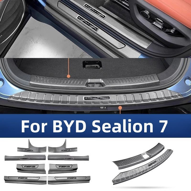 Carbon Fiber Door Sill Protectors for BYD Sealion 7