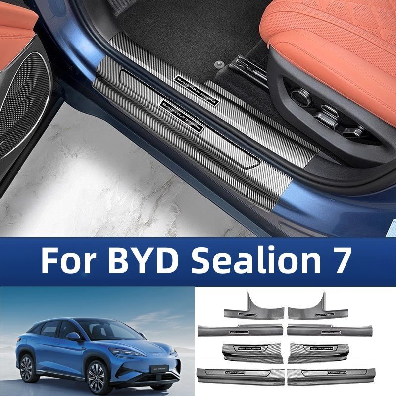 Carbon Fiber Door Sill Protectors for BYD Sealion 7