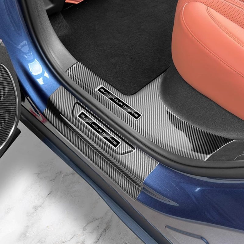 For BYD Sealion 7 Carbon Fiber Door Sill Protectors - Nice BYD