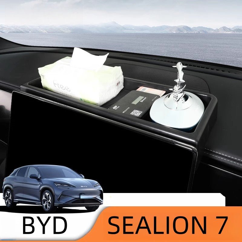 For BYD SEALION 7 Central Control Screen Rear Storage Box Tissue Box