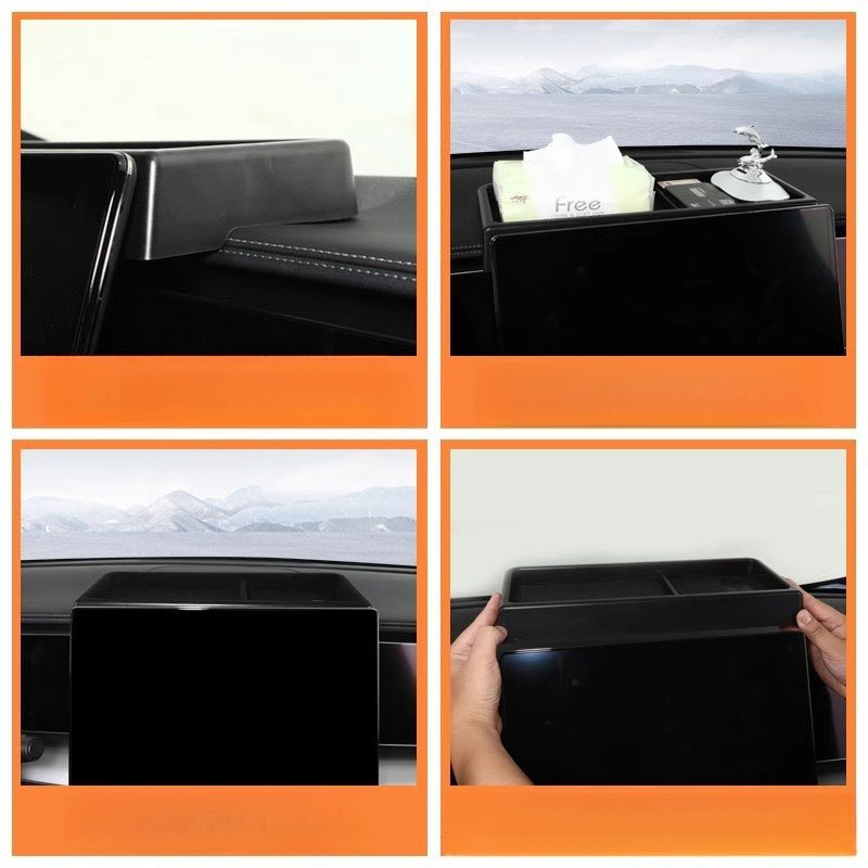For BYD SEALION 7 Central Control Screen Rear Storage Box Tissue Box