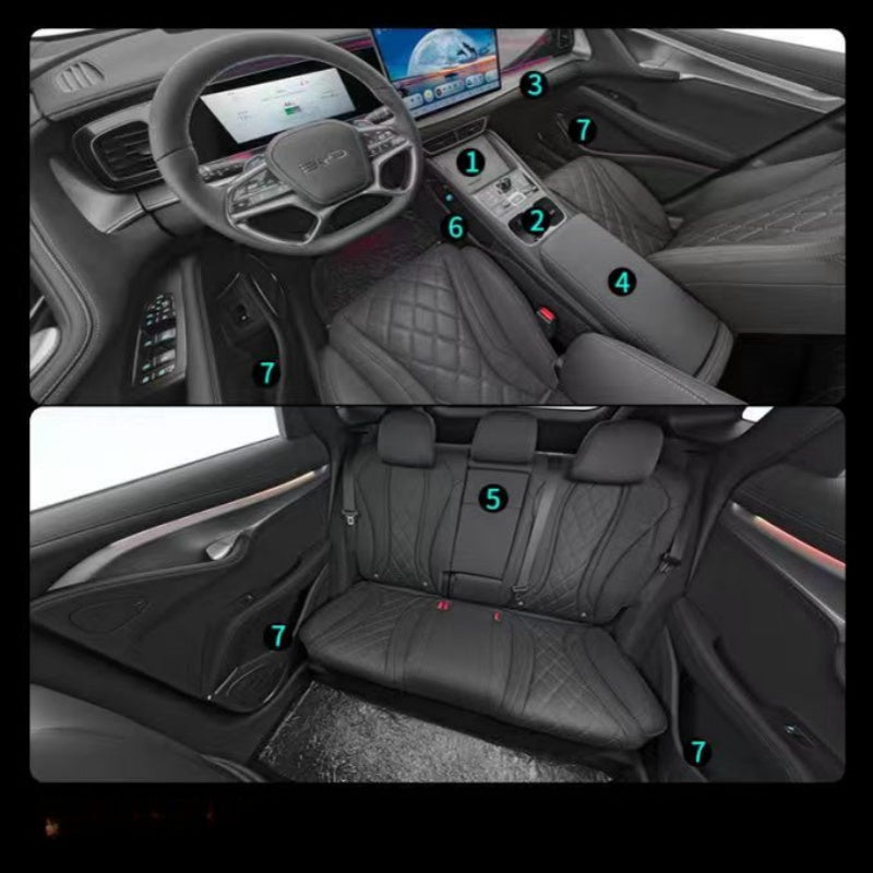 Door/Storage Box Water Cup Tank Pad for BYD Sealion 7