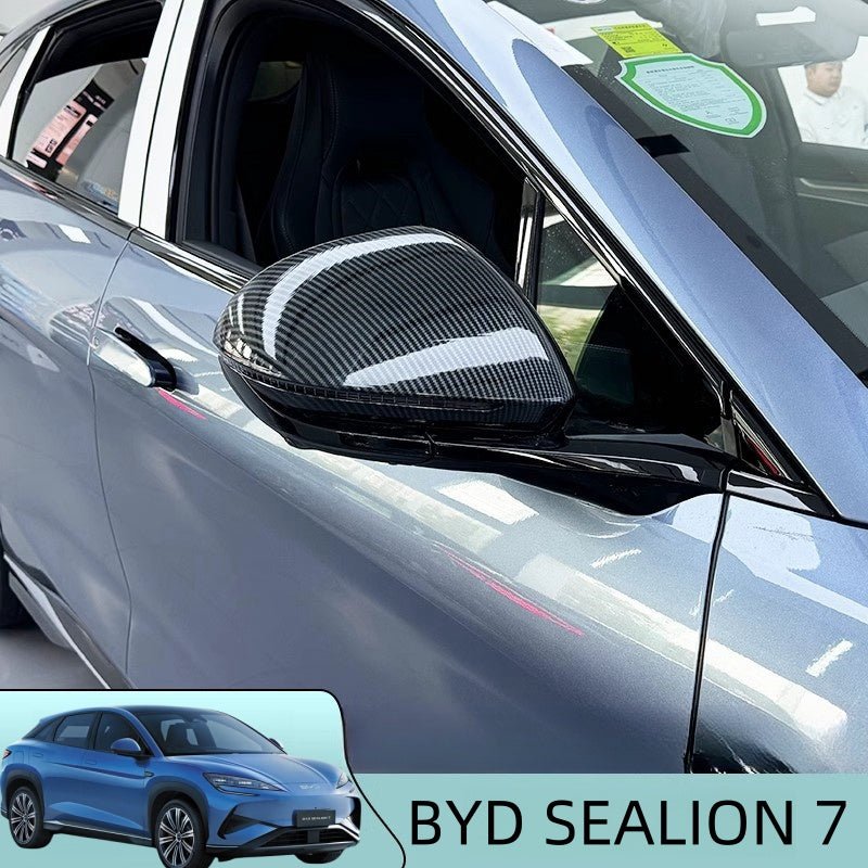 ABS Plastic Side Mirror Cover Protector for BYD Sealion 7 (2 Pcs)