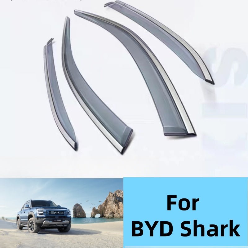 For BYD Shark All - Weather Window Visors (4 Pcs) - Nice BYD