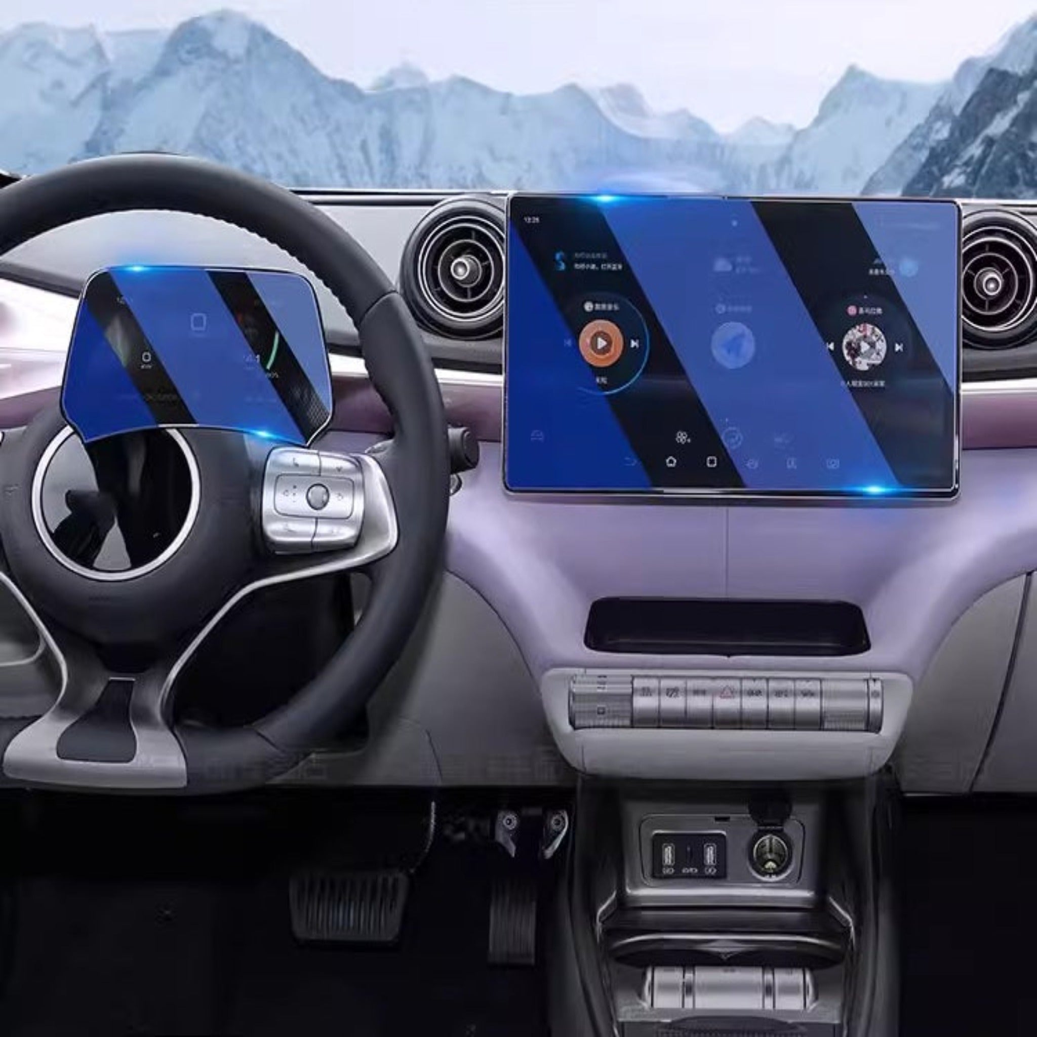 For BYD/ATTO 3 / DOLPHIN /SEAL /SEAL U Navigation LCD Screen Tempered Glass Protective Film - Nice BYD