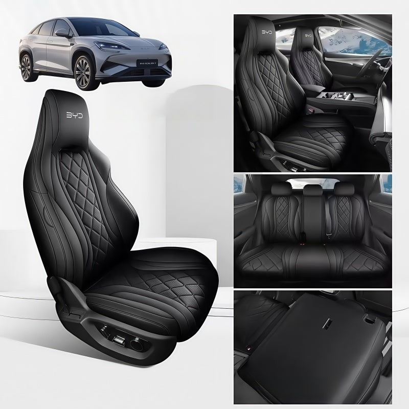 Full-Coverage Leather Seat Covers for  BYD Sealion 7