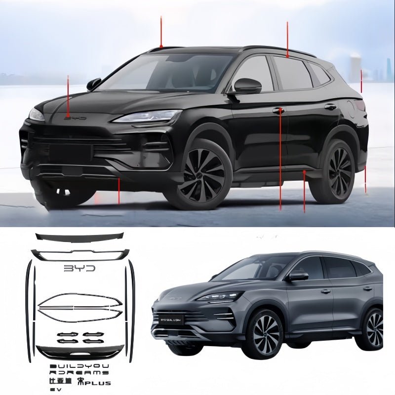 Gloss Black Window Frame Trim for BYD Sealion 6 / Seal U