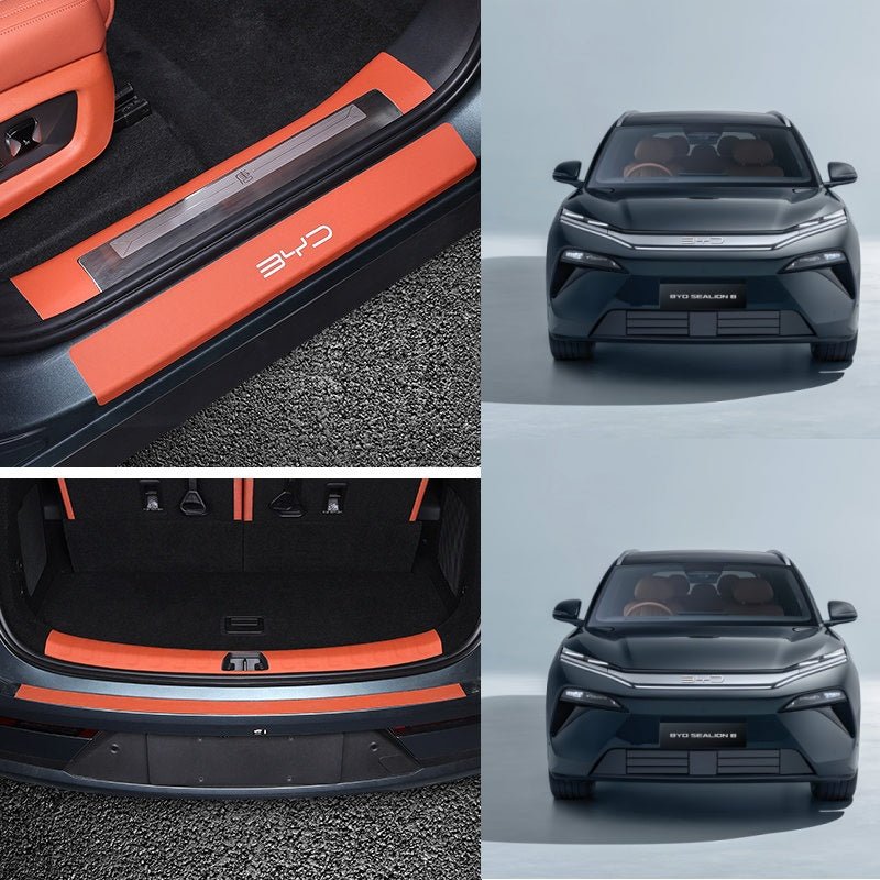 Leather Door Sill Protector for BYD Sealion 8 / ATTO 8 - Nice BYD