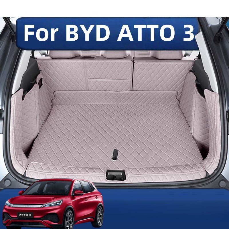Premium Leather Trunk Liner Mat for BYD ATTO 3 - Nice BYD