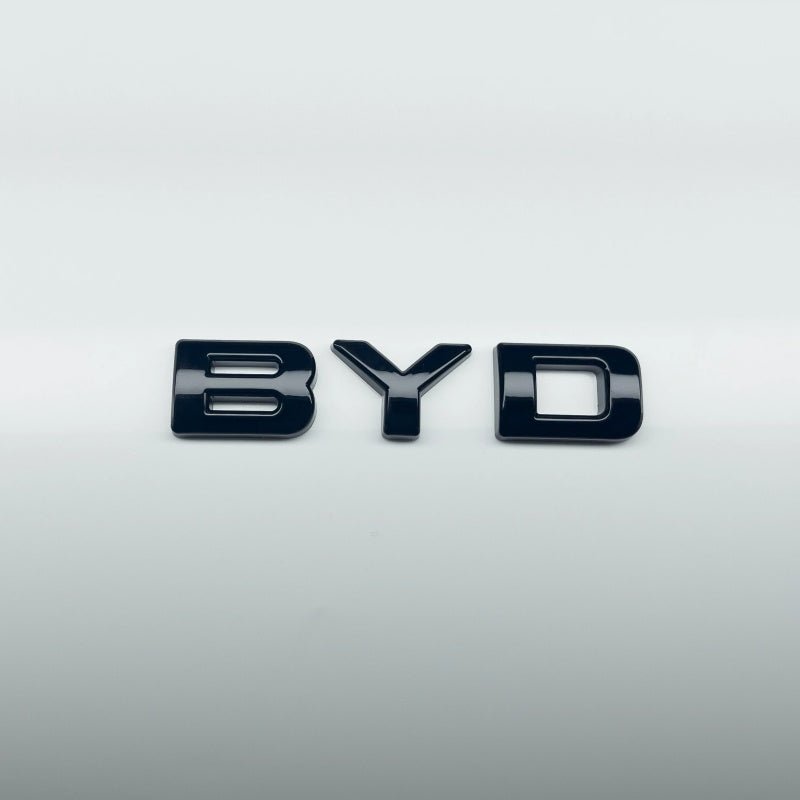 Rear Bumper Glossy Black Badges LOGO for 2024 BYD Seal