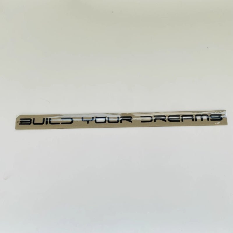 Rear Bumper Glossy Black Badges LOGO for 2024 BYD Seal