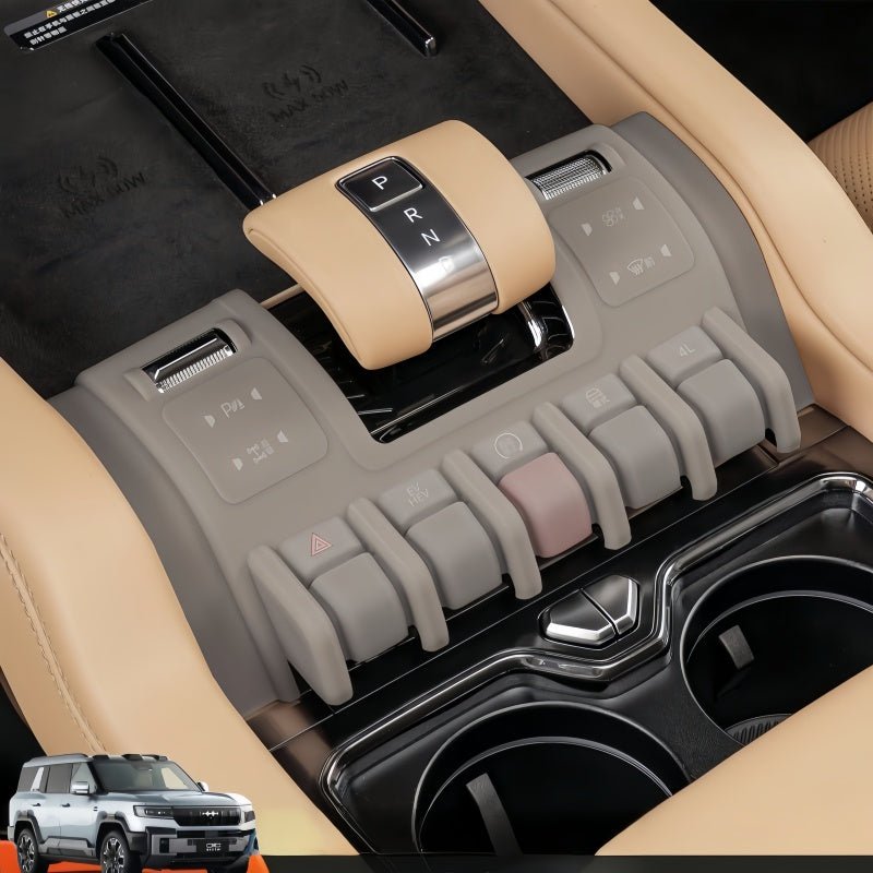Silicone Gear Shift Panel Cover for BYD Leopard 5, Denza B5, Shark 6