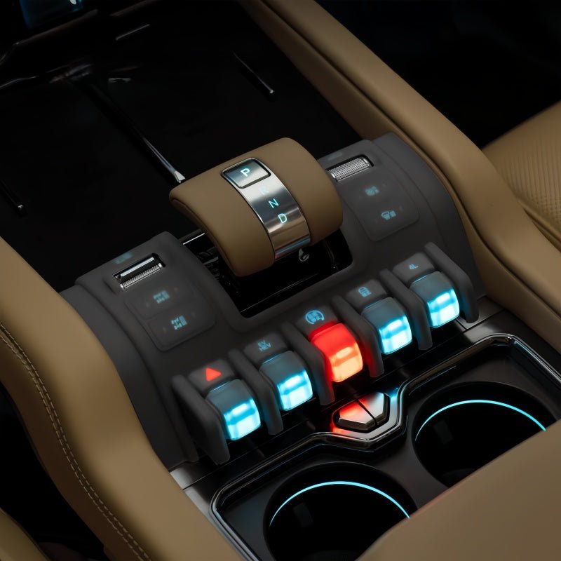 Silicone Gear Shift Panel Cover for BYD Leopard 5, Denza B5, Shark 6