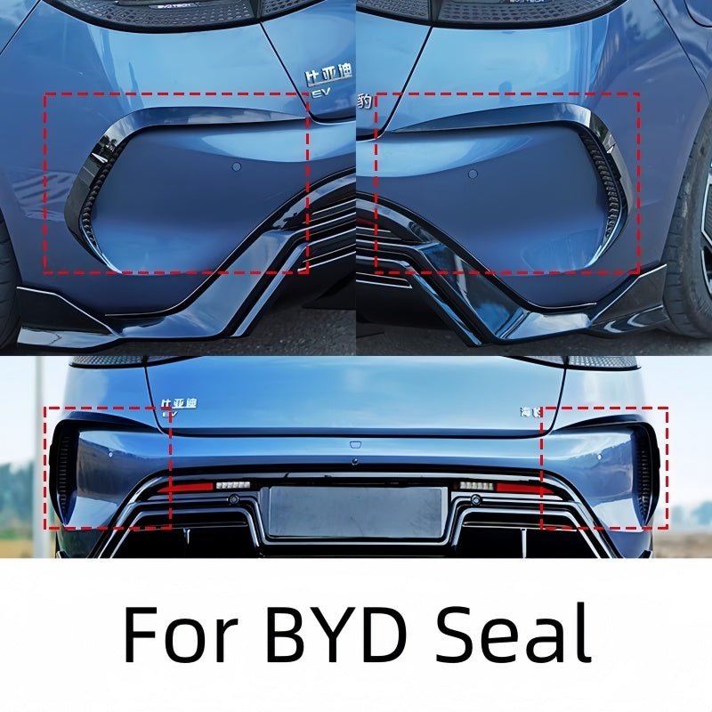 Sport Front & Rear Bumper Canards for BYD Seal