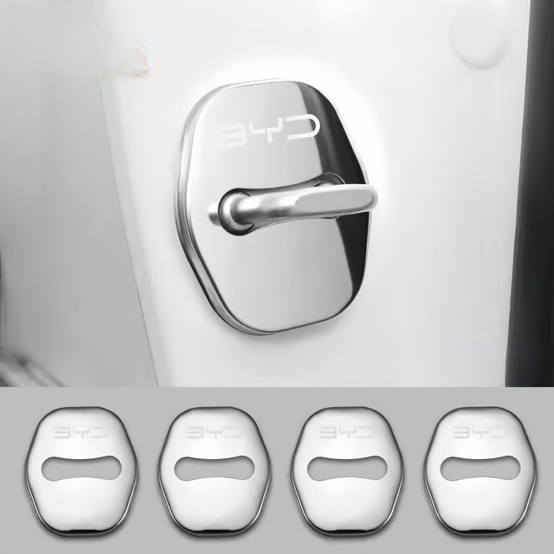 Stainless Steel Door Lock Covers for BYD (4 Pcs)