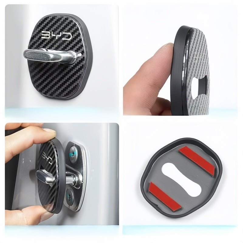 Stainless Steel Door Lock Covers for BYD (4 Pcs)