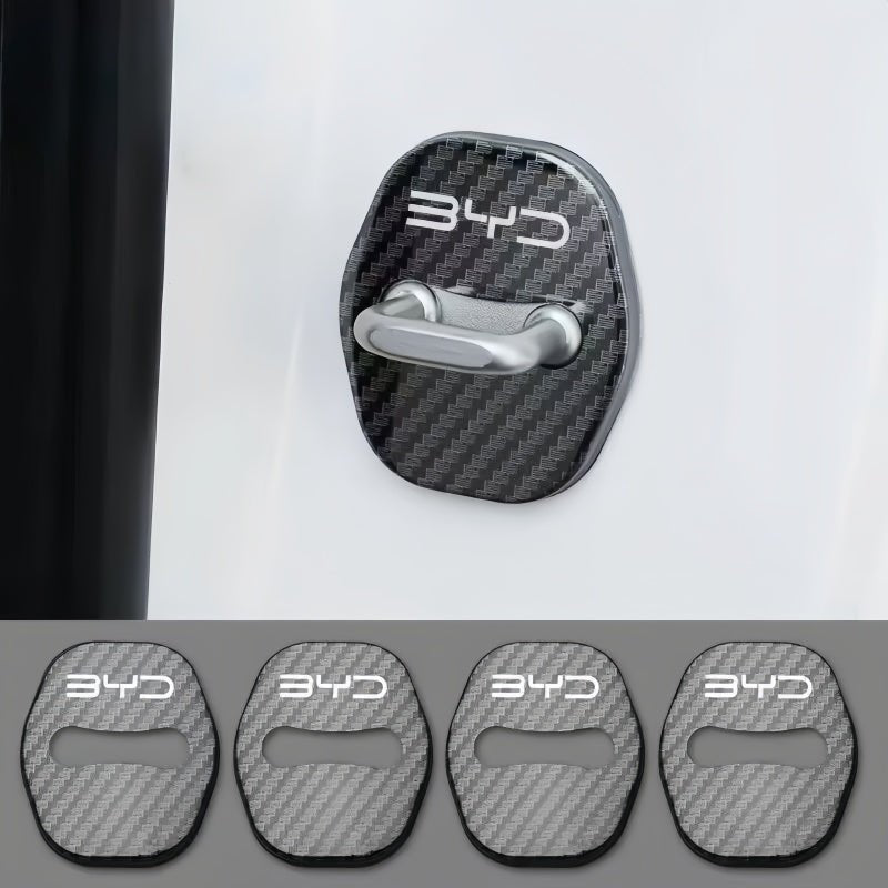Stainless Steel Door Lock Covers for BYD (4 Pcs)