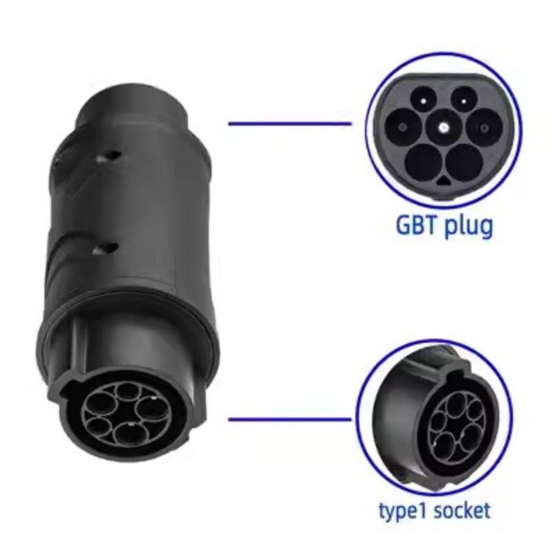 This Adapter Use to Charge GB/T Electric Car charger On J1772 Type 1 EV Chargers