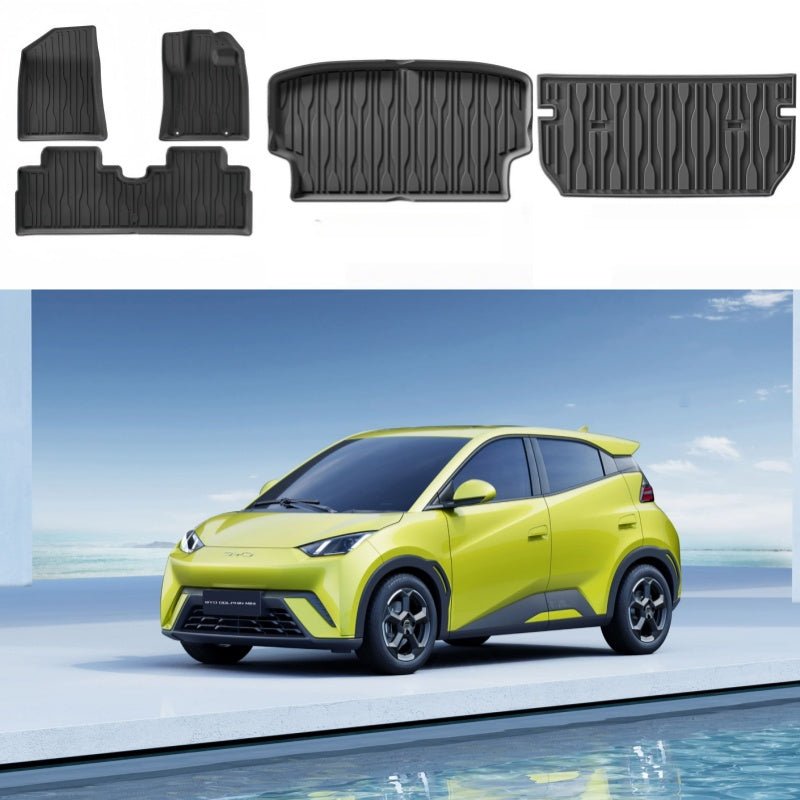 TPE Floor MATS & Trunk MATS for BYD Dolphin Surf/Seagull - Nice BYD