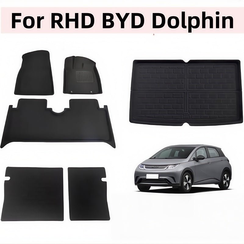 XPE Floor Mats & Trunk Mats for BYD Dolphin RHD - Nice BYD